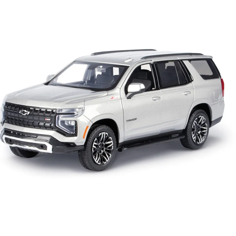 2025 Chevy Tahoe Z71 - Sterling Grey 1:24 Scale Diecast Model Truck by Motormax