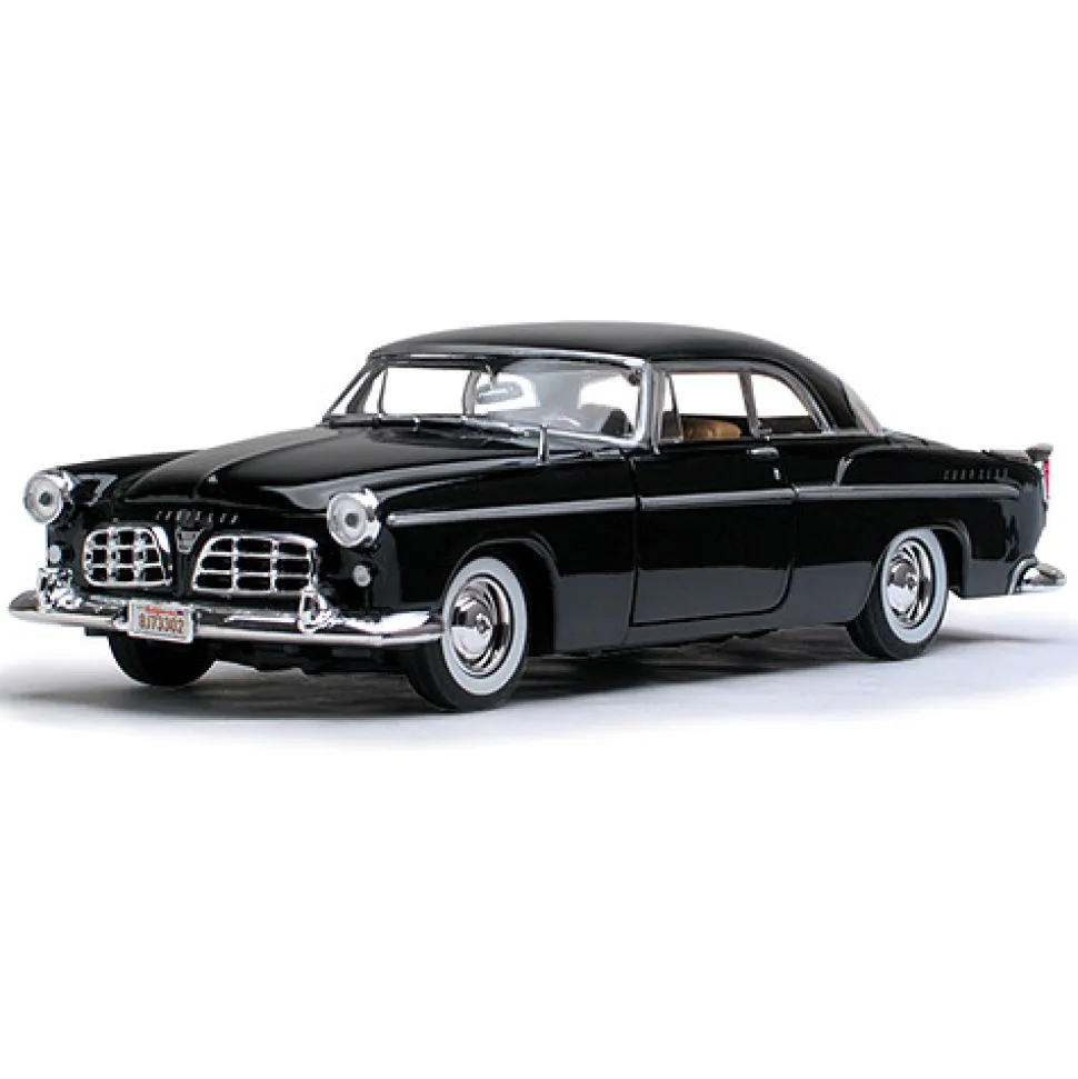 1955 Chrysler C300 - Black 1:24 Scale Diecast Model by Motormax