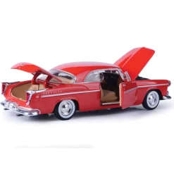 1955 Chrysler C300 - Red 1:24 Scale Diecast Model Car by Motormax