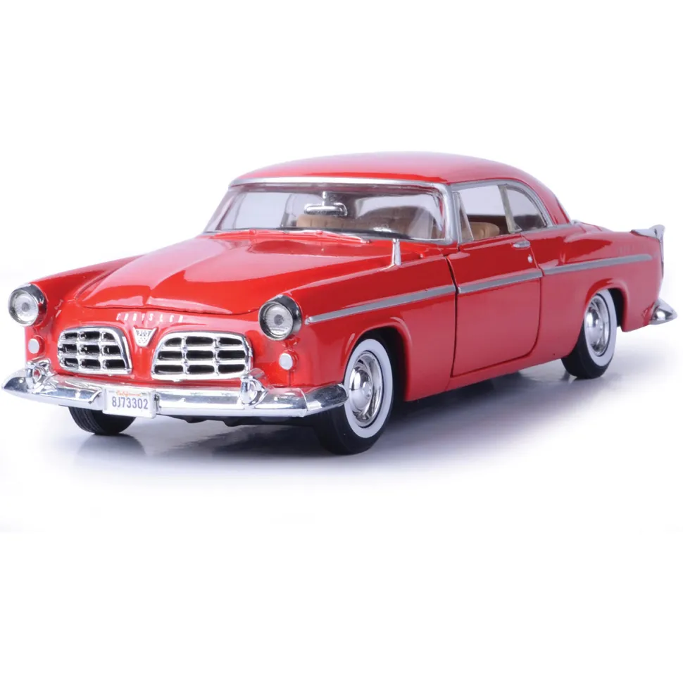 1955 Chrysler C300 - Red 1:24 Scale Diecast Model Car by Motormax