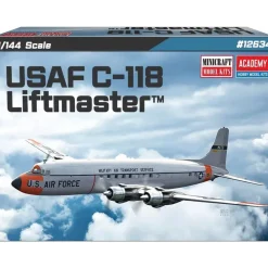 C-118 Liftmaster USAF 1/144 Kit Academy (12634) 1:144 scale Plastic by Academy