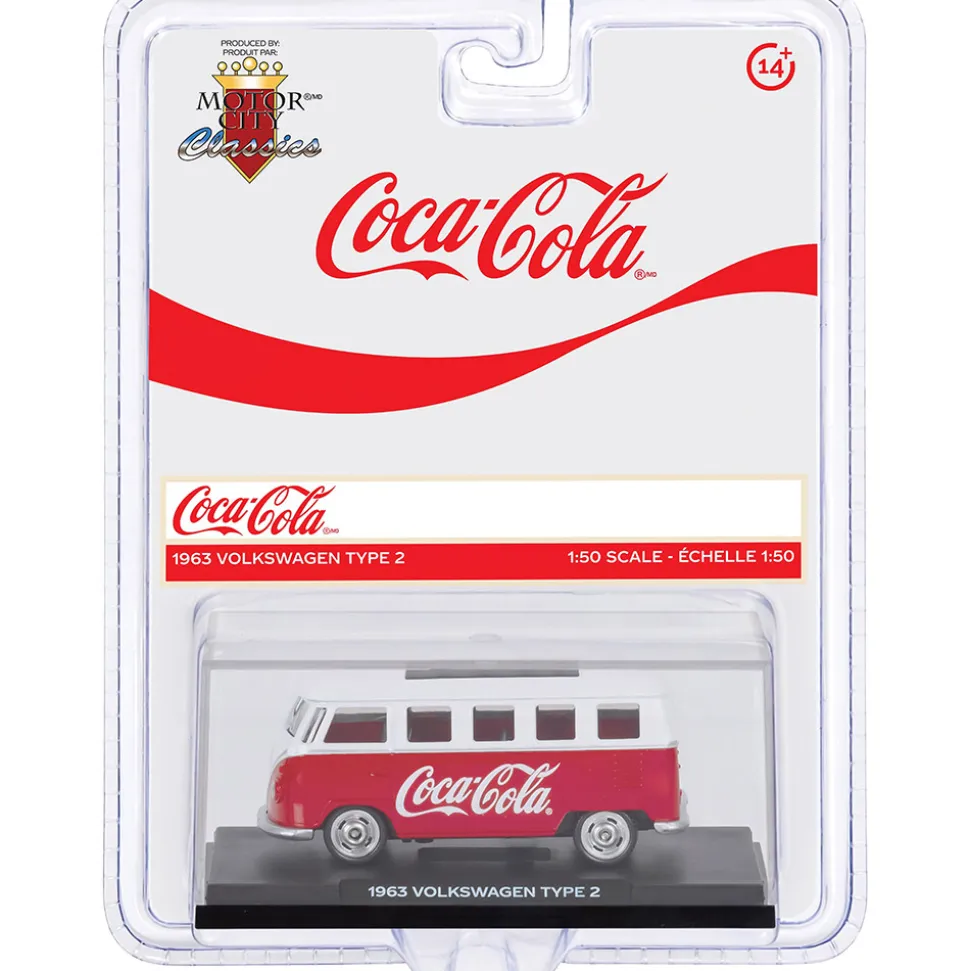 1963 Coca-Cola Volkswagen Type 2 1:50 Scale Diecast Model Truck by Motor City Classics