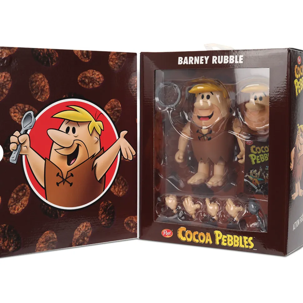 Cocoa Pebbles - Barney Rubble Articulated Figure 1:12 Scale Figurine by Jada Toys