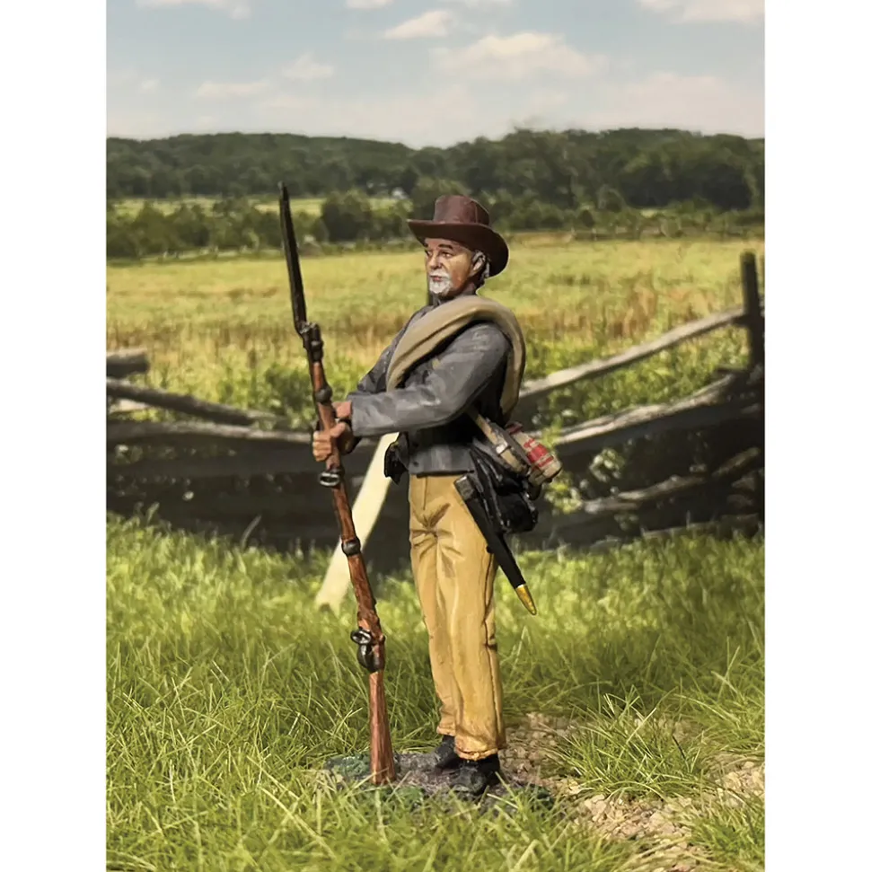 Confederate Infantrymen at Rest 1/30 Figure William Britain (31502) 1:30 scale Metal by William Britain