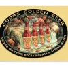 Coors Golden Beer Metal Sign Desperate Enterprises (1311) by Desperate Enterprises