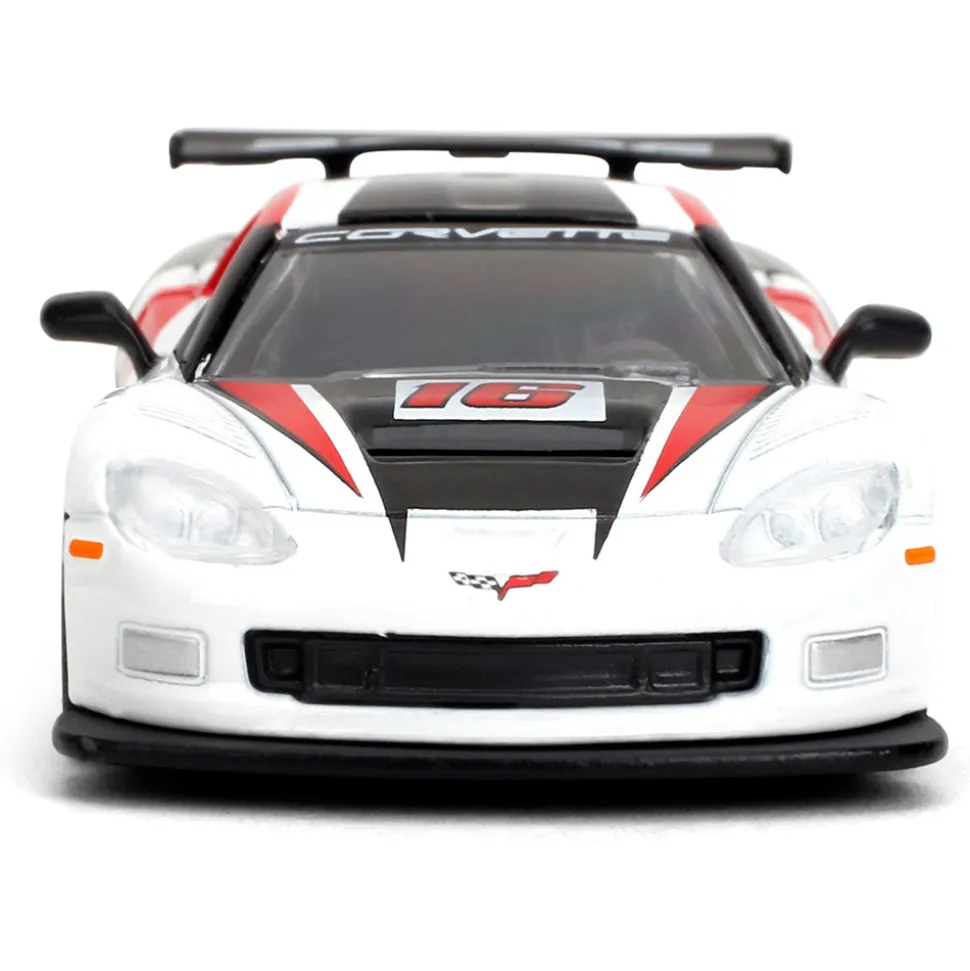 2005 Corvette C6R - White #16 1:64 Scale Diecast Model Car by Majorette
