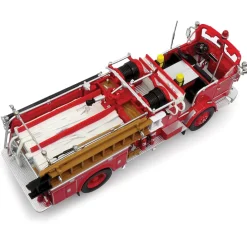 Crown Firecoach: LACOFD Los Angeles County Of | Iconic Replicas 1:50 Scale Diecast Model Fire Truck by Iconic Replicas