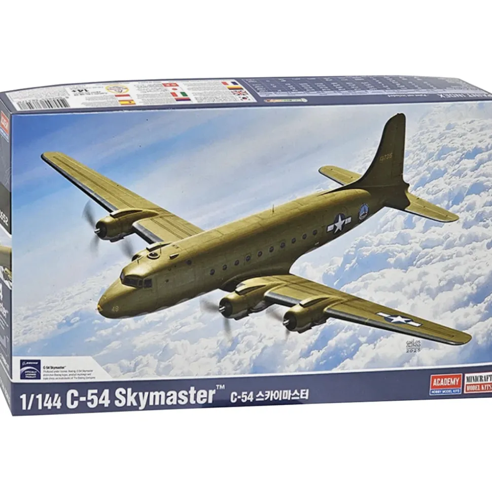 C-54 Skymaster 1/144 Kit ACADEMY (12652) 1:144 scale Plastic by Academy
