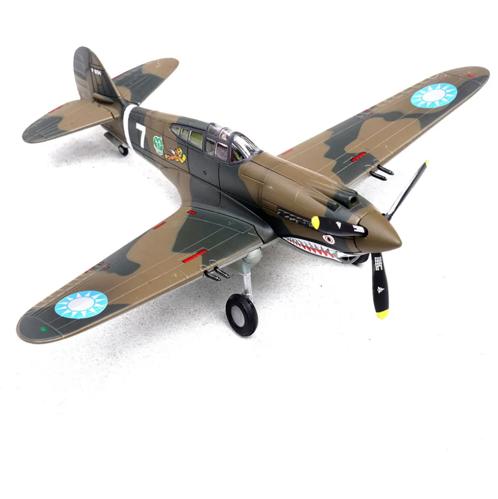Curtiss P-40B/C Warhawk - "White 47," Robert Smith - Hell's Angel Flying Tigers - 1942 1:72 Scale Diecast Plane by Legion Models