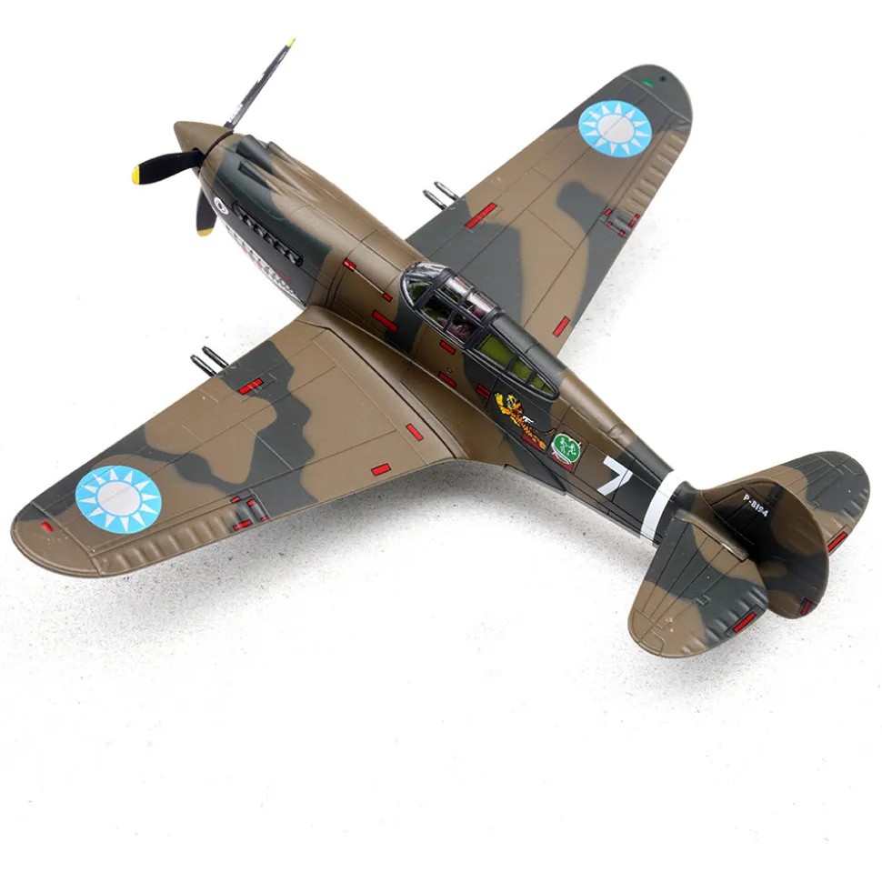 Curtiss P-40B/C Warhawk - "White 47," Robert Smith - Hell's Angel Flying Tigers - 1942 1:72 Scale Diecast Plane by Legion Models