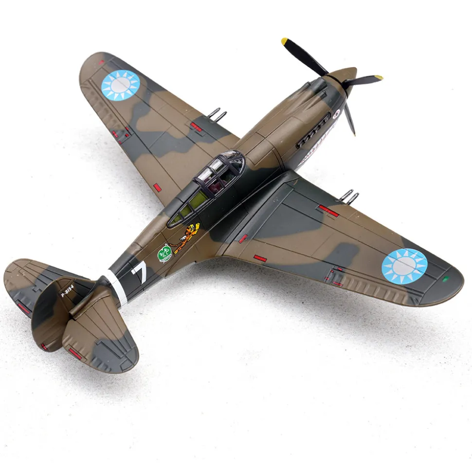 Curtiss P-40B/C Warhawk - "White 47," Robert Smith - Hell's Angel Flying Tigers - 1942 1:72 Scale Diecast Plane by Legion Models