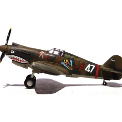 Curtiss P-40B/C Warhawk - White 7, 13-victory ace Robert Neale Flying Tigers - 1942 1:72 Scale Diecast Plane by Legion Models