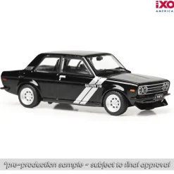 1971 Datsun 510 - Black 1:64 Scale Diecast Model Car by IXO Models