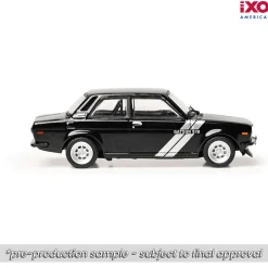 1971 Datsun 510 - Black 1:64 Scale Diecast Model Car by IXO Models