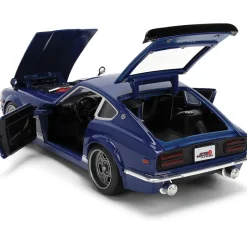 1972 Datsun 240Z - Blue JDM 1:24 Scale Diecast Model Car by Jada Toys