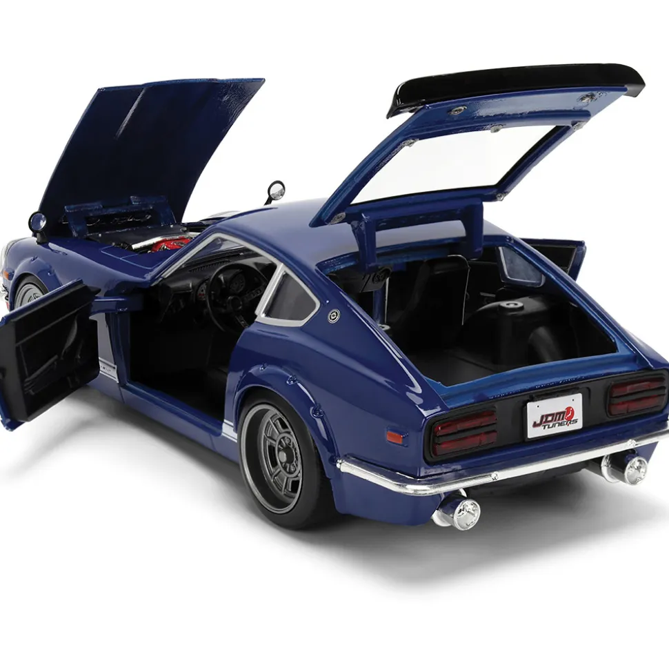 1972 Datsun 240Z - Blue JDM 1:24 Scale Diecast Model Car by Jada Toys
