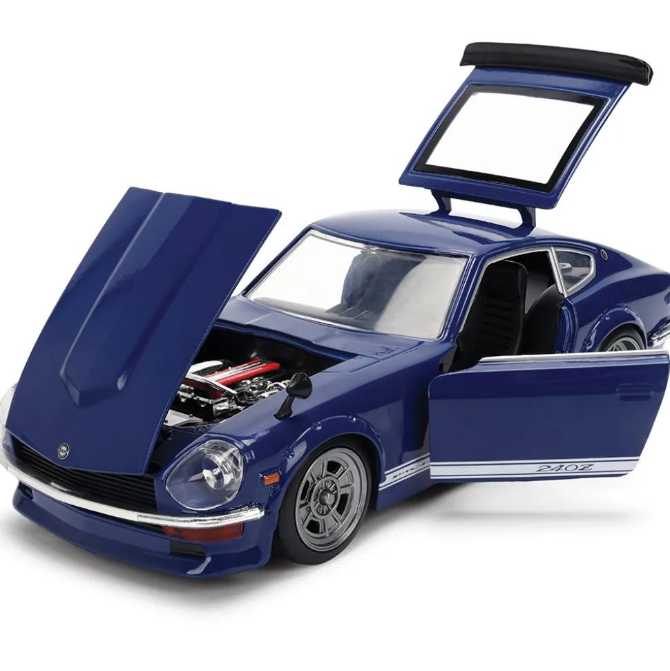 1972 Datsun 240Z - Blue JDM 1:24 Scale Diecast Model Car by Jada Toys