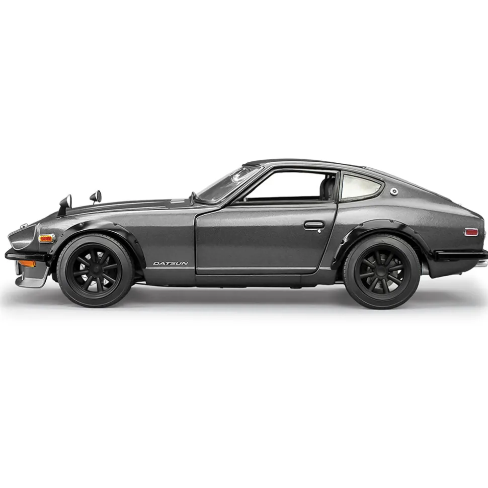 1971 Datsun 240Z Widebody - Dark Gray 1:18 Scale Diecast Model Car by Sunstar