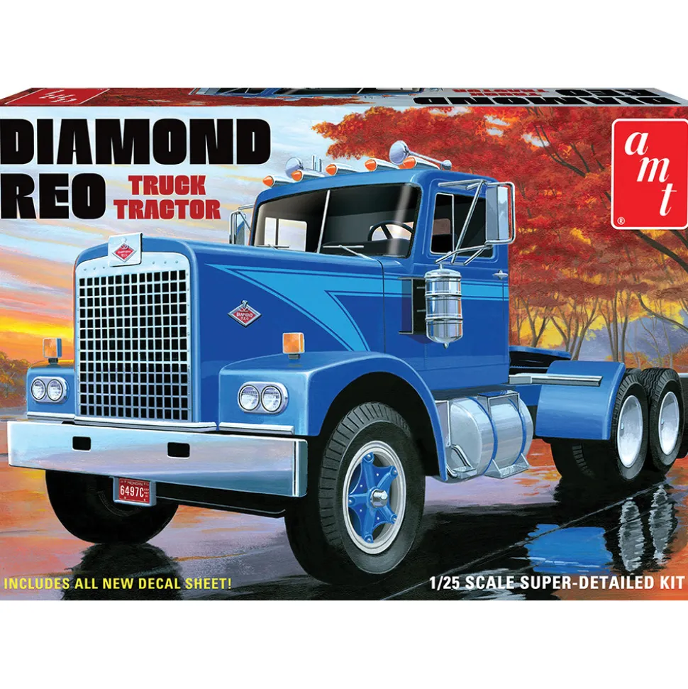 Diamond Reo Truck Tractor 1:25 Scale Plastic Model Kit by AMT
