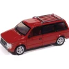 1989 Dodge Caravan Turbo - Solid Red "Flash Red-Custom Order" 1:64 Scale Diecast Model Car by Auto World