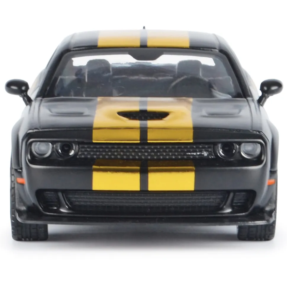 2018 Dodge Challenger SRT Hellcat Widebody - Midnight Eclipse 1:24 Scale Diecast Model Car by Motormax