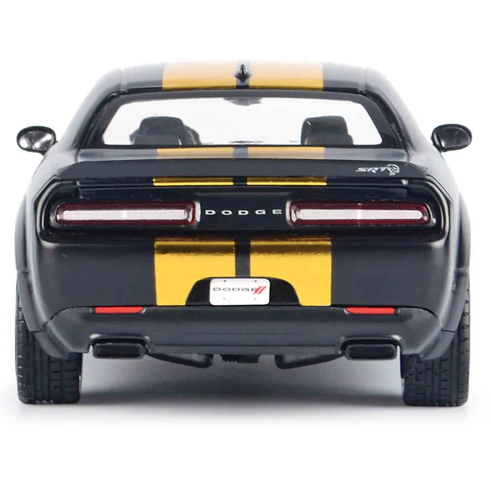 2018 Dodge Challenger SRT Hellcat Widebody - Midnight Eclipse 1:24 Scale Diecast Model Car by Motormax