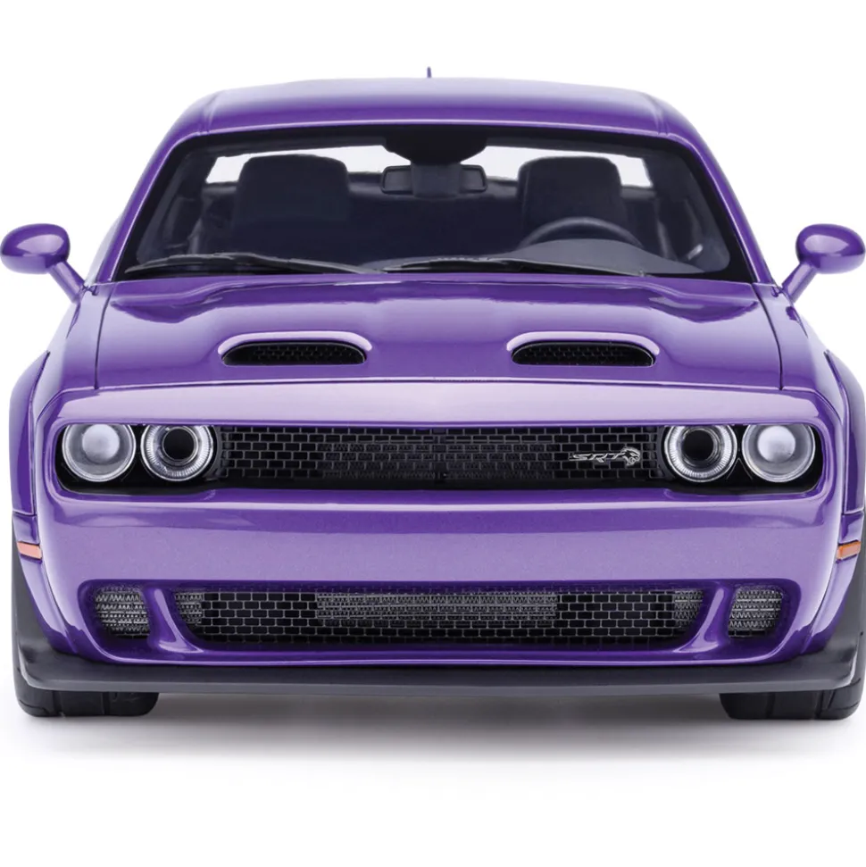 2023 Dodge Challenger SRT Super Stock - Plum Crazy 1:18 Scale Diecast & Composite Model Car by AutoArt