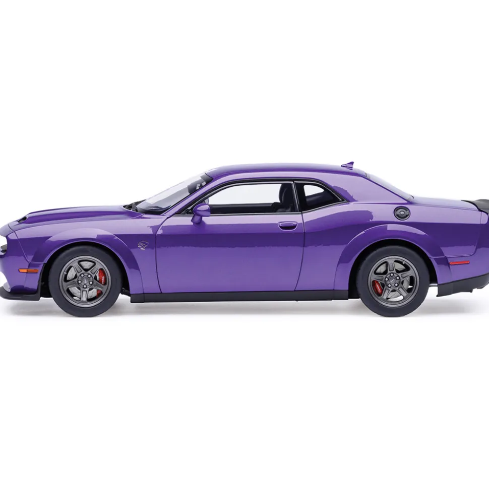 2023 Dodge Challenger SRT Super Stock - Plum Crazy 1:18 Scale Diecast & Composite Model Car by AutoArt