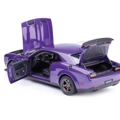 2023 Dodge Challenger SRT Super Stock - Plum Crazy 1:18 Scale Diecast & Composite Model Car by AutoArt