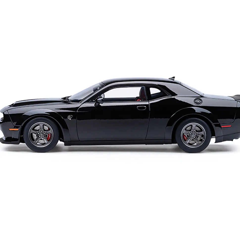 2023 Dodge Challenger SRT Super Stock - Pitch Black 1:18 Scale Diecast Model Car by AutoArt