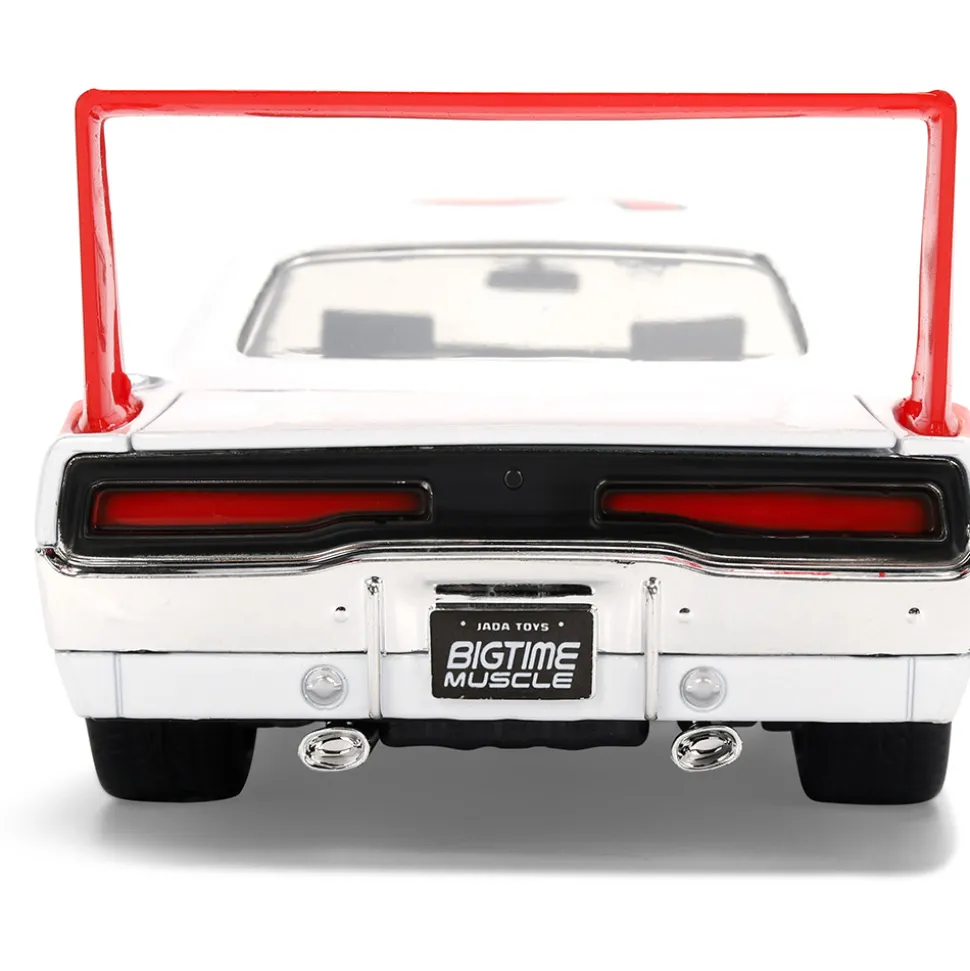 1969 Dodge Charger Daytona - White #25 1:24 Scale Diecast Model Car by Jada Toys