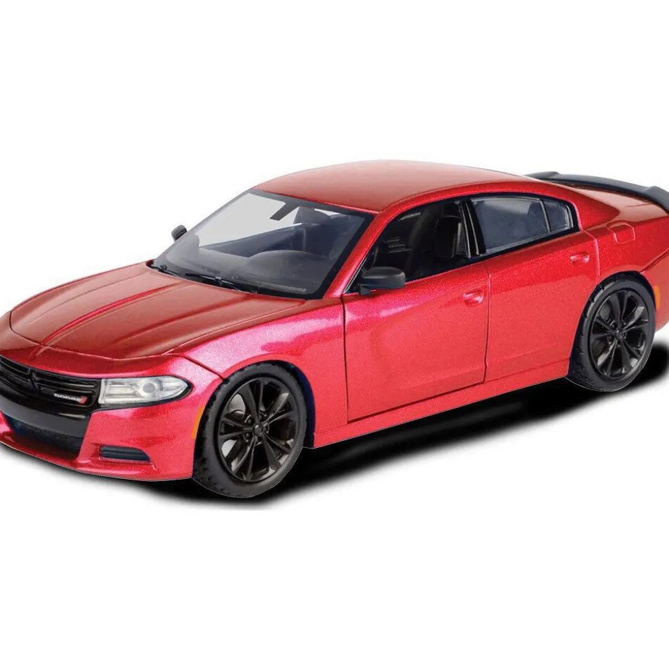 2023 Dodge Charger - Octane Red 1:24 Scale Diecast Model Car by Motormax
