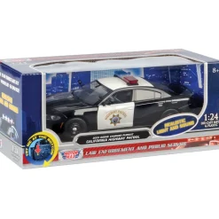2023 Dodge Charger Pursuit CHP - Light & Sound 1:24 Scale Diecast Model Car by Motormax