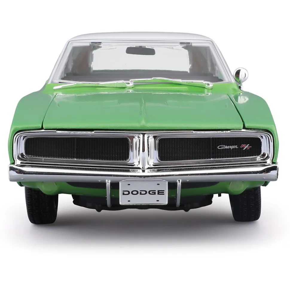 1969 Dodge Charger R/T - Green 1:18 Scale Diecast Model Car by Maisto