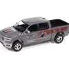 2021 Dodge Ram Limited Edition PBR - Quartz Gray 1:64 Scale Diecast Model Truck by Auto World