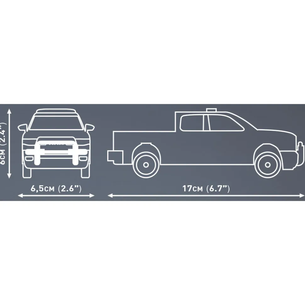 DODGE Ram 1500 Police Truck Building Brick Set 1:35 Scale by Cobi Toys