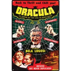 Dracula Classic Movie Metal Sign RG9934 .040 Aluminum by Reedyville Goods