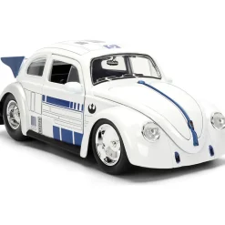 1959 Drag VW Beetle w/R2-D2 Figure 1:24 Scale Diecast Model Car by Jada Toys