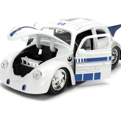 1959 Drag VW Beetle w/R2-D2 Figure 1:24 Scale Diecast Model Car by Jada Toys