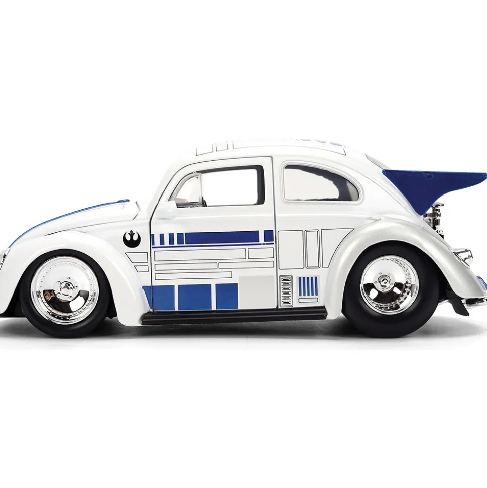1959 Drag VW Beetle w/R2-D2 Figure 1:24 Scale Diecast Model Car by Jada Toys