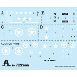 DUKW 1/72 Kit 1:72 Scale Plastic Model Kit by Italeri
