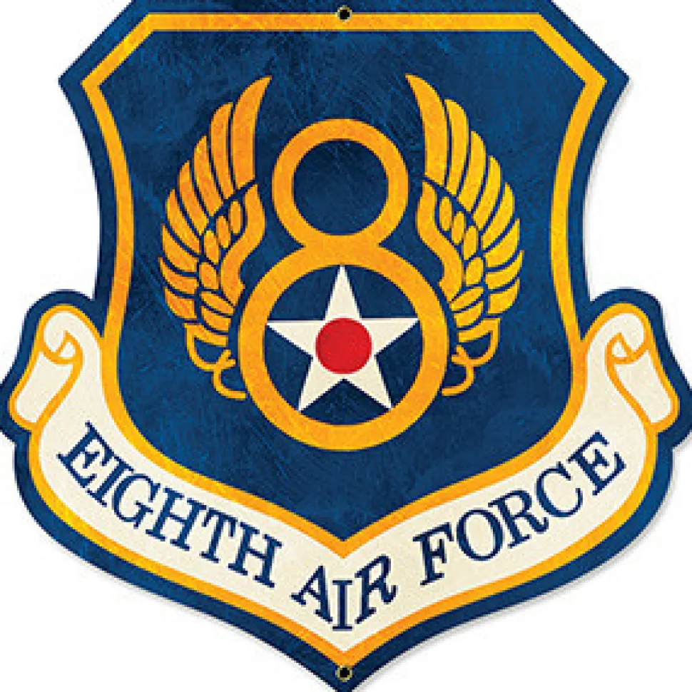 Eighth Air Force Metal Sign by Vintage Sign Co.