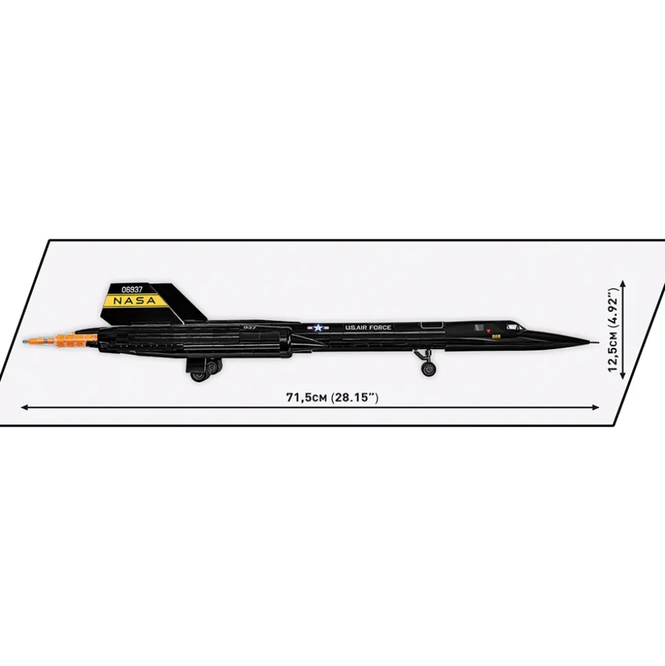 Executive Edition Lockheed SR-71 Blackbird Building Brick Set 1:48 Scale by Cobi Toys