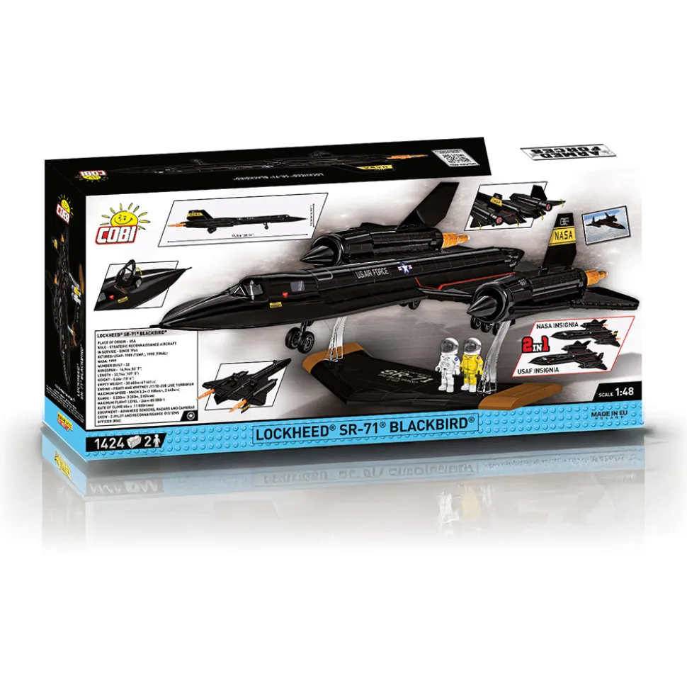 Executive Edition Lockheed SR-71 Blackbird Building Brick Set 1:48 Scale by Cobi Toys