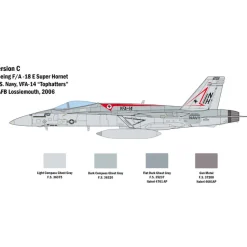 F/A-18E Super Hornet 1/48 Kit 1:48 Scale Plastic Model Kit by Italeri