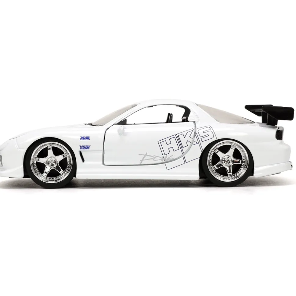 1993 Fast & Furious Mazda RX-7 - White 1:32 Scale Diecast Model Car by Jada Toys