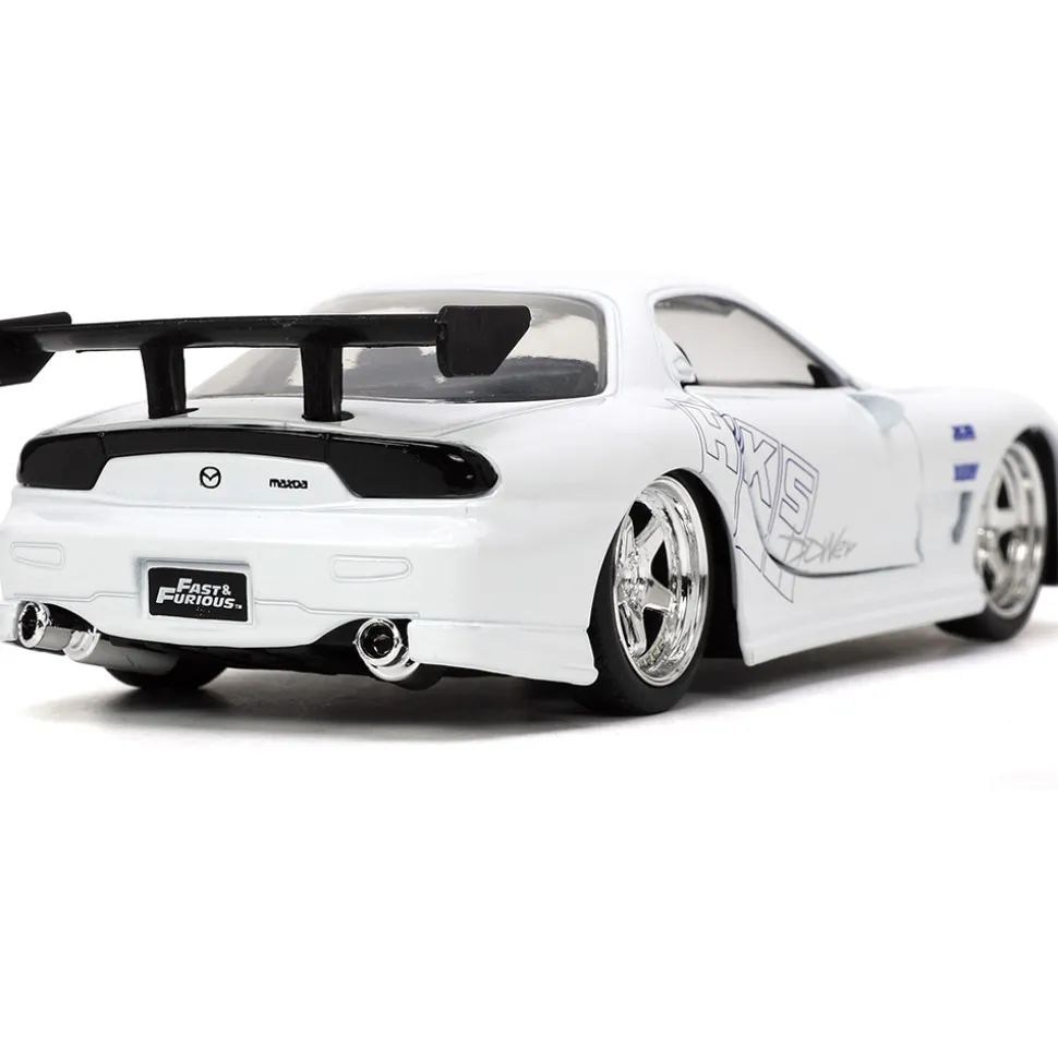 1993 Fast & Furious Mazda RX-7 - White 1:32 Scale Diecast Model Car by Jada Toys