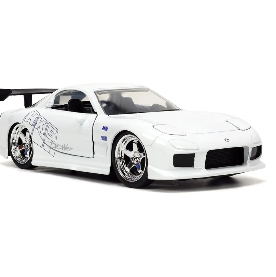 1993 Fast & Furious Mazda RX-7 - White 1:32 Scale Diecast Model Car by Jada Toys