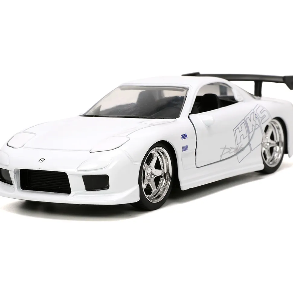 1993 Fast & Furious Mazda RX-7 - White 1:32 Scale Diecast Model Car by Jada Toys