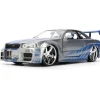 Fast & Furious 25th Anniversary BRIAN's Nissan Skyline GT-R - Brushed Metal Finish 1:24 Scale Diecast Model Car by Jada Toys